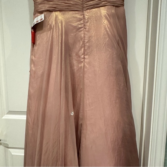 MAC DUGGAL | IRIDESCENT ONE SHOULDER ROSETTE BALL GOWN #49252 - Picture 10 of 14